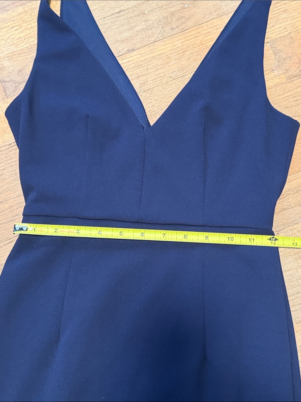 Lulu's Deep Navy V-Neck Maxi Gown - Picture 8 of 9